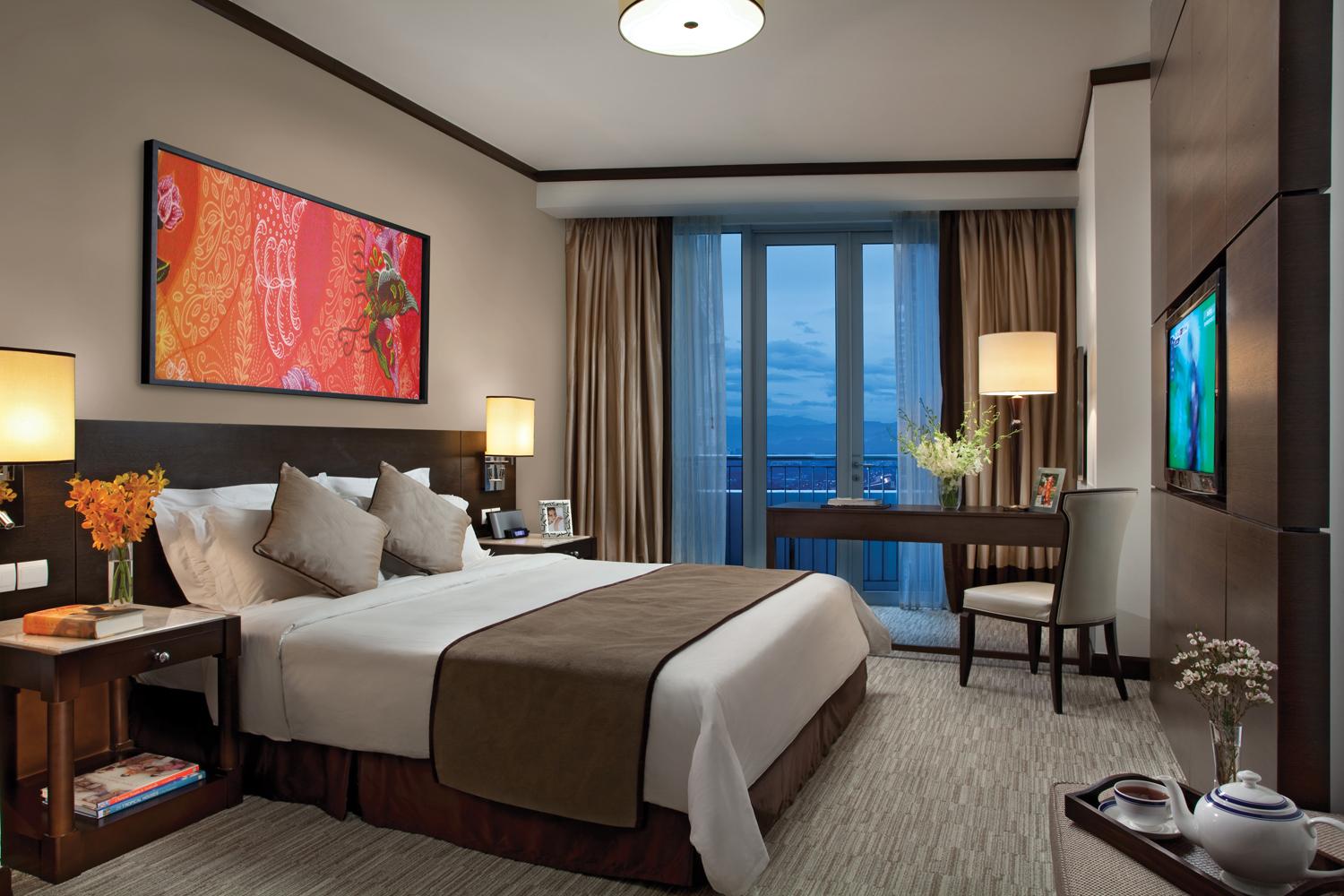 Hotel Ascott Kuala Lumpur Zewnętrze zdjęcie A guest room at Encore